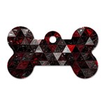 Gothic Peppermint Dog Tag Bone (Two Sides) Back