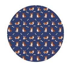 Corgi  Mini Round Pill Box (pack Of 3) by SychEva