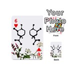 Chirality Playing Cards 54 Designs (Mini) Front - Heart6