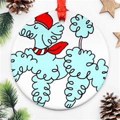 Doodle Poodle  Ornament (round) by IIPhotographyAndDesigns