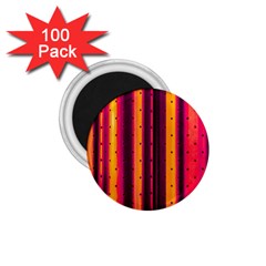 Warped Stripy Dots 1 75  Magnets (100 Pack)  by essentialimage365