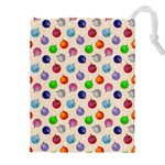 Christmas Balls Drawstring Pouch (5XL) Front