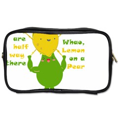 Lemon Over Pear Toiletries Bag (two Sides) by LemonPear