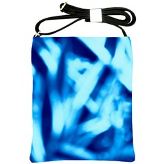 Blue Abstract 2 Shoulder Sling Bag by DimitriosArt