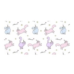 Unicorn Cats Pattern 2 Satin Wrap by Littlebird