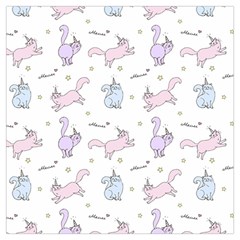 Unicorn Cats Pattern 2 Lightweight Scarf  by Littlebird