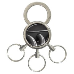 Tubes Of Power 3-ring Key Chain by DimitriosArt