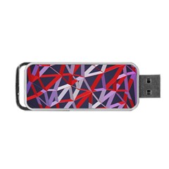 3d Lovely Geo Lines Vii Portable Usb Flash (one Side) by Uniqued