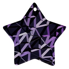 3d Lovely Geo Lines Vi Star Ornament (two Sides) by Uniqued