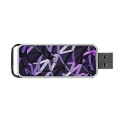 3d Lovely Geo Lines Vi Portable Usb Flash (one Side) by Uniqued