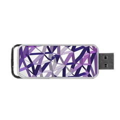 3d Lovely Geo Lines X Portable Usb Flash (one Side) by Uniqued