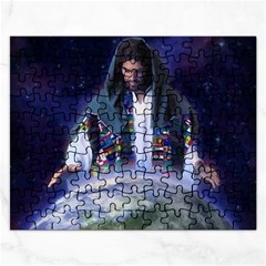 Jesus Looking At The World Jigsaw Puzzle (rectangle) by Infinities