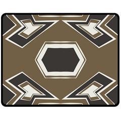 Abstract Pattern Geometric Backgrounds   Double Sided Fleece Blanket (medium)  by Eskimos