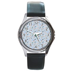 Office Round Metal Watch by SychEva