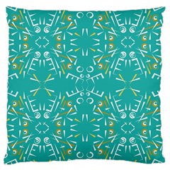 Abstract Pattern Geometric Backgrounds   Large Cushion Case (two Sides) by Eskimos