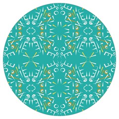 Abstract Pattern Geometric Backgrounds   Round Trivet by Eskimos