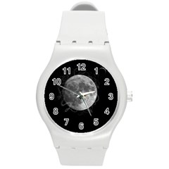 Lune Étoilé Round Plastic Sport Watch (m) by kcreatif