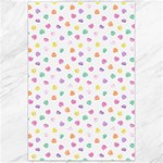 Valentines Day Candy Hearts Pattern - White Canvas 24  x 36  23.35 x34.74  Canvas - 1