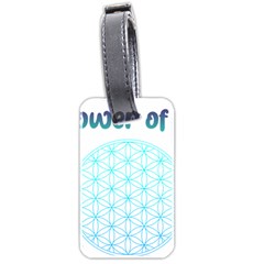 Flower Of Life  Luggage Tag (two Sides) by tony4urban