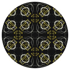 Abstract Pattern Geometric Backgrounds   Round Trivet by Eskimos