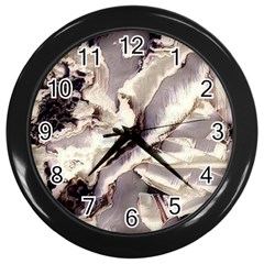 Abstract Wannabe Two Wall Clock (black) by MRNStudios