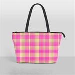 Pink Tartan 4 Classic Shoulder Handbag Front