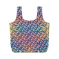 Colorful Flowers Full Print Recycle Bag (m) by Sparkle