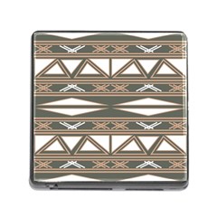 Abstract Pattern Geometric Backgrounds  Memory Card Reader (square 5 Slot) by Eskimos