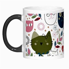 Pattern With Cute Cat Heads Morph Mug