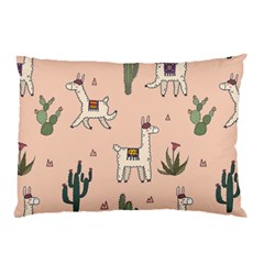 Llamas+pattern Pillow Case (two Sides)