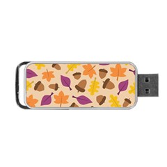 Seamless Verson Of Fal Pattern Portable Usb Flash (two Sides)