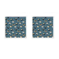 Sushi Pattern Cufflinks (square)