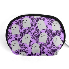 Purple Ghosts Accessory Pouch (medium) by NerdySparkleGoth