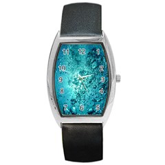 Bubbles Water Bub Barrel Style Metal Watch by artworkshop