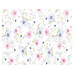 Pattern Flowers Double Sided Flano Blanket (medium)  by artworkshop