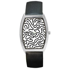 Patern Vector Barrel Style Metal Watch by nate14shop