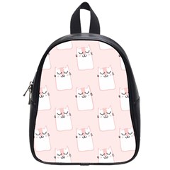 Fluffy Cat Pets School Bag (small) by artworkshop