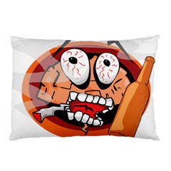 Brain Cartoon Animation Pillow Case (two Sides)