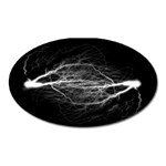 Flash-electricity-energy-current Oval Magnet Front