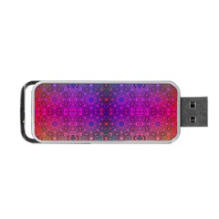 Stained Glass Portable Usb Flash (one Side) by Thespacecampers