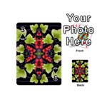 Pattern-berry-red-currant-plant Playing Cards 54 Designs (Mini) Front - Spade3