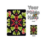 Pattern-berry-red-currant-plant Playing Cards 54 Designs (Mini) Front - Diamond10