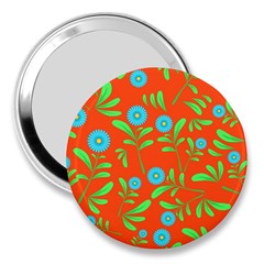 Background-texture-seamless-flowers 3  Handbag Mirrors