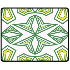 Abstract Pattern Geometric Backgrounds Double Sided Fleece Blanket (medium)  by Eskimos