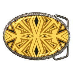 Abstract Pattern Geometric Backgrounds Belt Buckles by Eskimos