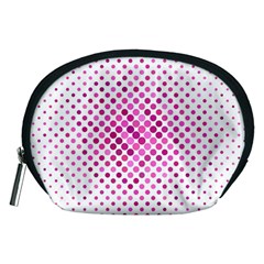 Polkadot-pattern Accessory Pouch (medium) by nate14shop