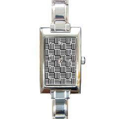 Basket Rectangle Italian Charm Watch