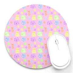 Dungeons And Cuties Round Mousepads by thePastelAbomination