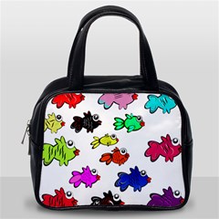 Fish Fishes Marine Life Swimming Water Classic Handbag (one Side) by Sapixe