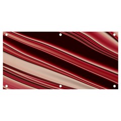 Wave Texture Design Pattern Art Banner And Sign 4  X 2  by Amaryn4rt